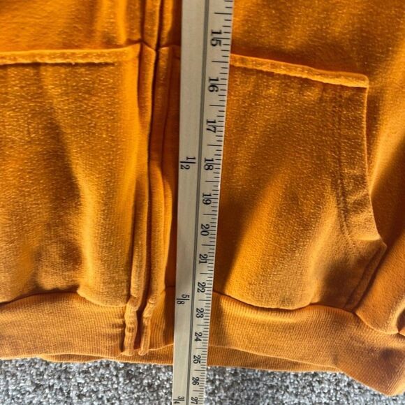 Dragon Ball Z Hoodie Sweatshirt Mens Medium Orange Blue Goku Kama Symbol Casual - Picture 7 of 11